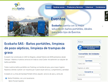 Tablet Screenshot of ecobano.com.co